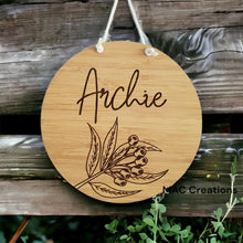 Load image into Gallery viewer, Gum Nut - Name Plaque