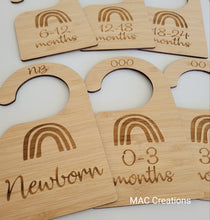 Load image into Gallery viewer, Baby Wardrobe Dividers - Rainbow