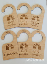 Load image into Gallery viewer, Baby Wardrobe Dividers - Rainbow