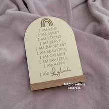 Load image into Gallery viewer, Affirmation Plaque - Mirror Design 2