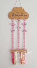 Load image into Gallery viewer, Large Personalised Bow Holder - MAC Creations Laser Co.