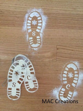Load image into Gallery viewer, Santa Claus' Footprints/Bootprints - MAC Creations Laser Co.