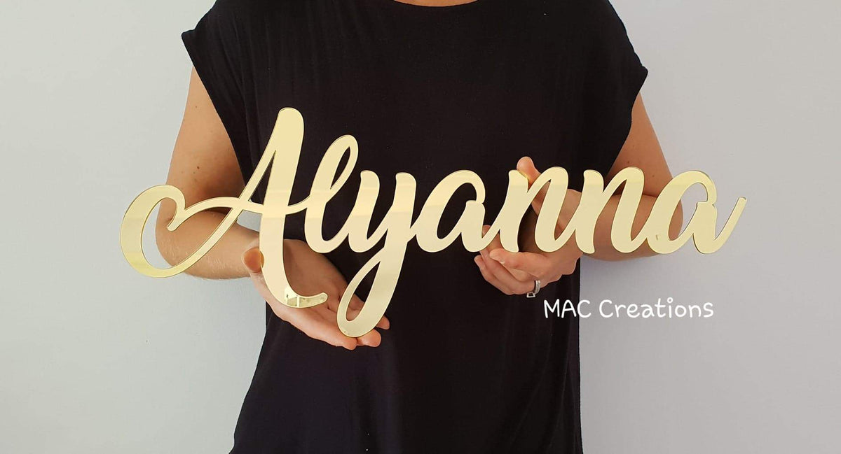 Shop Kids Name Cut Outs | Wooden & Acrylic | MAC Creations