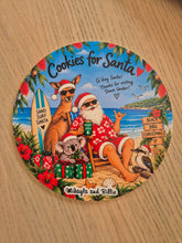 Load image into Gallery viewer, Santa Treat Plate - Acrylic -  Aussie Christmas