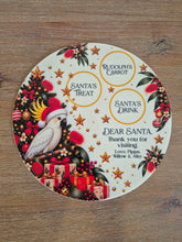 Load image into Gallery viewer, Santa Treat Plate - Acrylic - Cockatoo