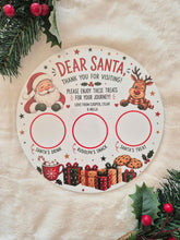 Load image into Gallery viewer, Santa Treat Plate - Acrylic - Design 1