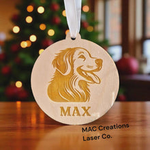 Load image into Gallery viewer, Dog Christmas Ornament