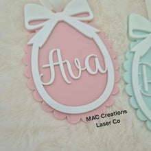 Load image into Gallery viewer, Easter Basket Gift Tag - Bow Design