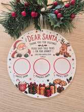 Load image into Gallery viewer, Santa Treat Plate - Acrylic - Design 1