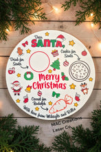 Load image into Gallery viewer, Santa Treat Plate - Acrylic -  Playful Christmas
