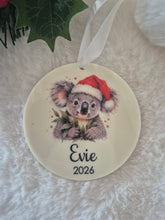Load image into Gallery viewer, Personalised Australian Animal Ornament 2