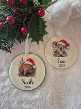 Load image into Gallery viewer, Personalised Australian Animal Ornament 2