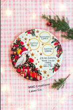 Load image into Gallery viewer, Santa Treat Plate - Acrylic - Cockatoo