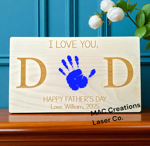 DAD Handprint sign - Father's Day