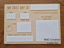 Load image into Gallery viewer, Double sided First Day/Last Day Board - Design 5