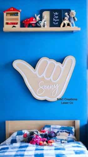 Shaka Hand Wall Plaque