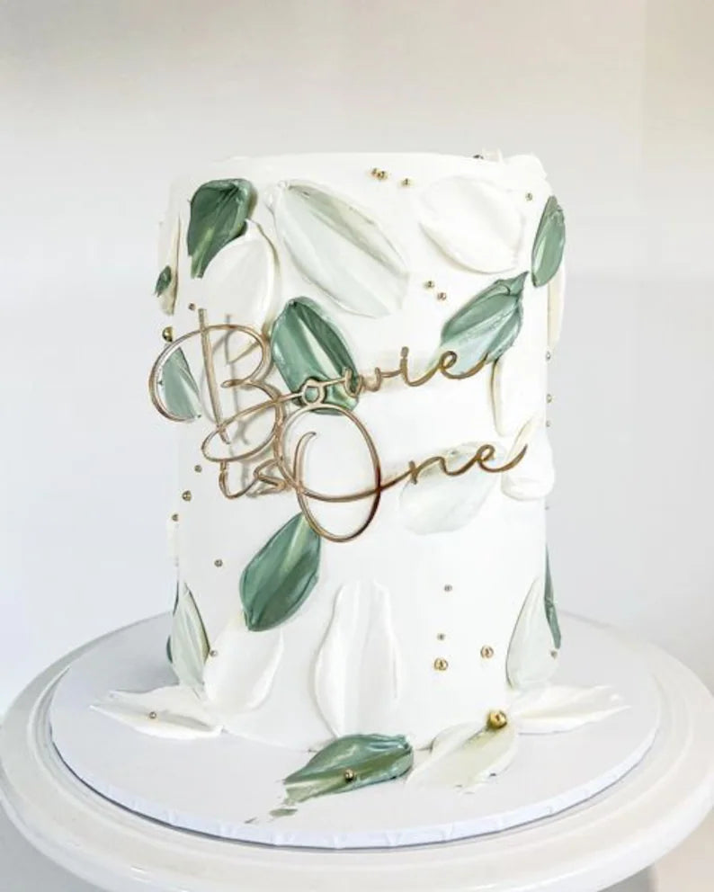 Thirty Fine Cake Topper 