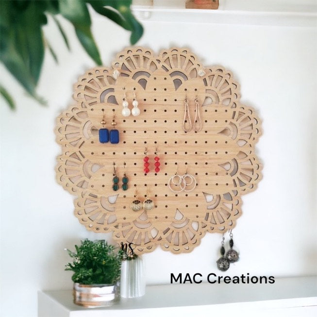 Earring on sale wall hanger