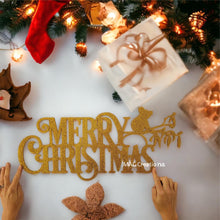 Load image into Gallery viewer, Merry Christmas Sign with Koala