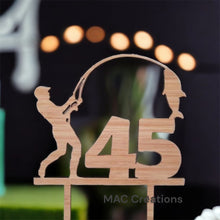 Load image into Gallery viewer, Fishing Cake Topper - Any Age