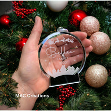 Load image into Gallery viewer, Snow Globe Christmas Ornament - Double Layer