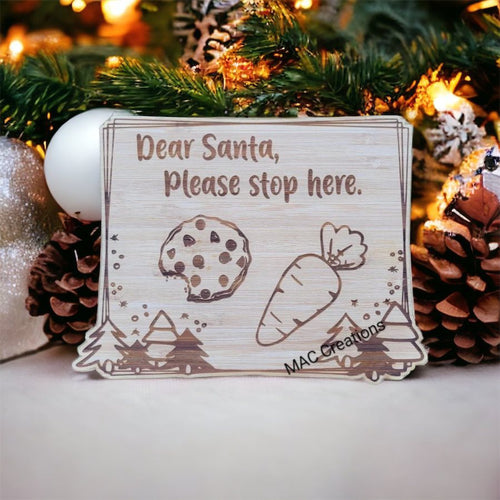 MINI Santa Treat Plate - Design 1