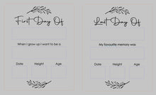 Load image into Gallery viewer, First Day Of School Board Double Sided - Rectangle Design