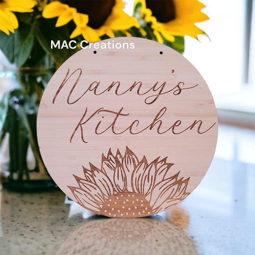 Kitchen Sign - Sunflower