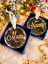 Load image into Gallery viewer, Crystal Glass Ornament - Acrylic Name