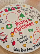 Load image into Gallery viewer, Santa Treat Plate - Acrylic -  Playful Christmas