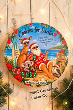 Load image into Gallery viewer, Santa Treat Plate - Acrylic -  Aussie Christmas