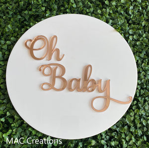 'Oh Baby' Baby Shower Sign