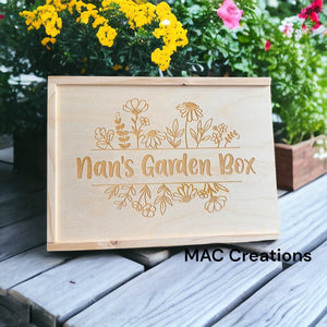 Gardening Gift Box - 4 Designs - Any Wording