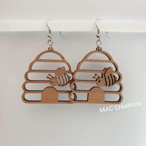 'Save The Bees' Beehive Earrings
