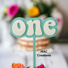 Load image into Gallery viewer, Retro AGE Cake Topper