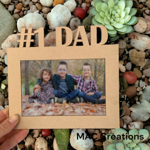 #1 Dad Photoframe