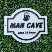 Load image into Gallery viewer, 3D Man Cave Sign - Beer, Gamer or Tools