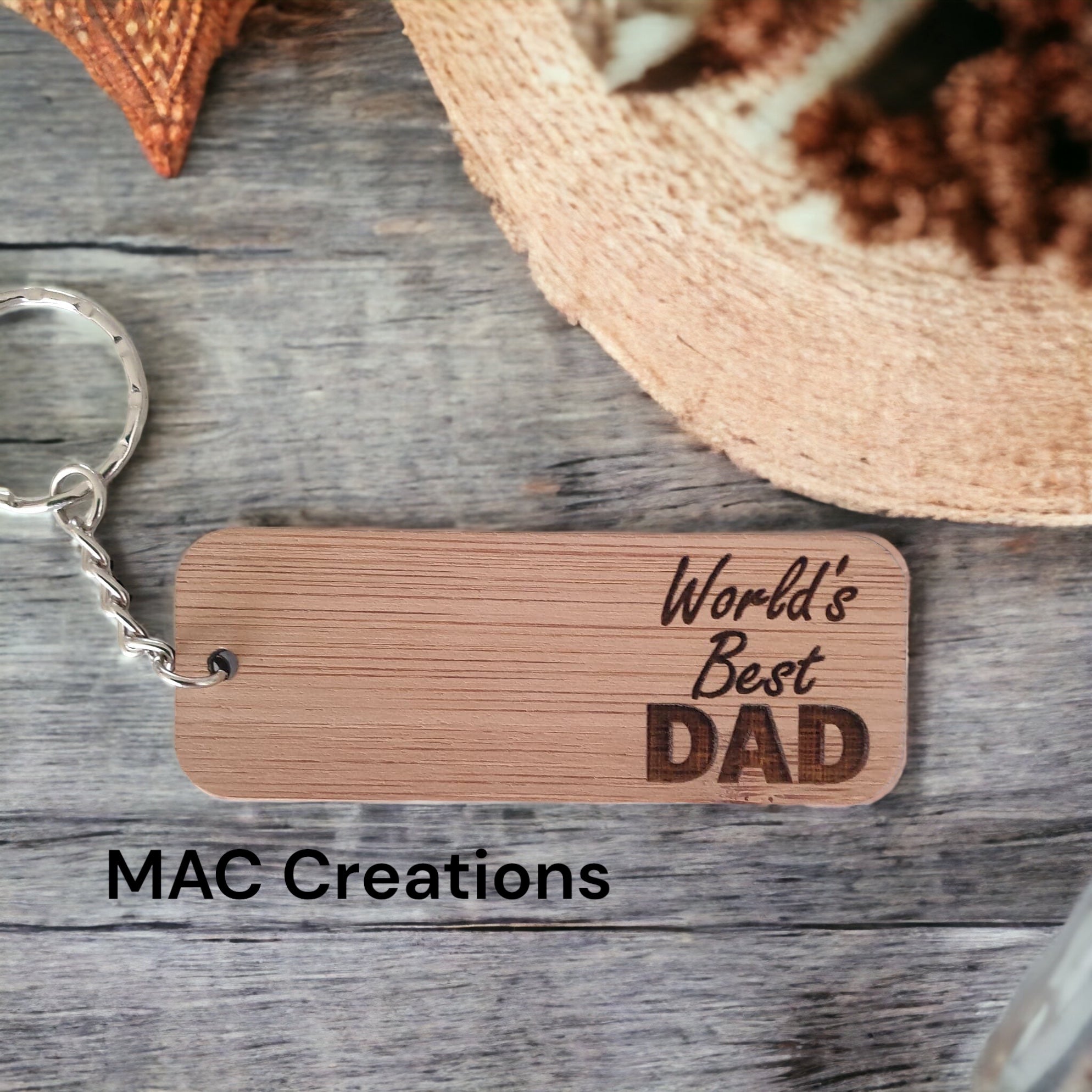World’s Best Dad Keyring - Main Image