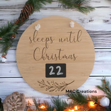 Load image into Gallery viewer, Christmas Countdown - Round Design 1