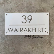 Load image into Gallery viewer, 30 cm Rectangle House Number