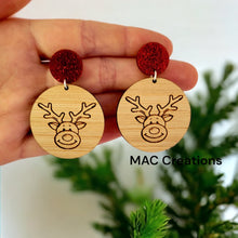 Load image into Gallery viewer, Rudolph Christmas Dangles