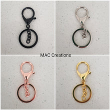 Load image into Gallery viewer, 10 x Key Rings - PLAIN - MAC Creations Laser Co.