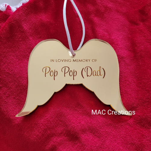 Personalised Memorial Christmas Ornament