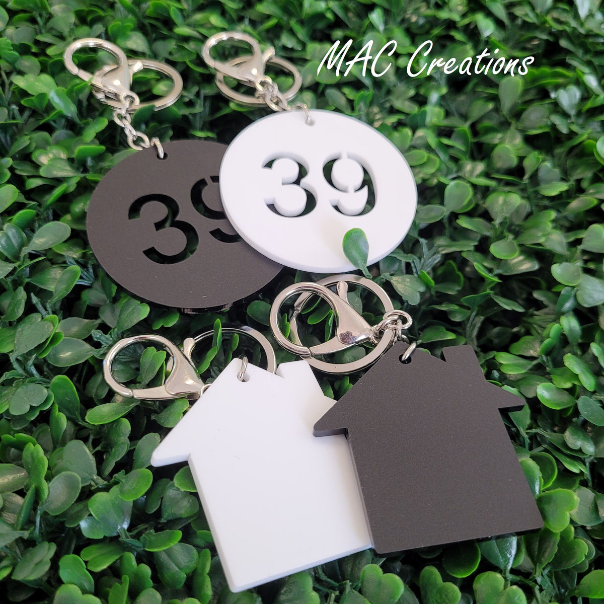New Home Keyrings Set of Two Australia- MAC Creations