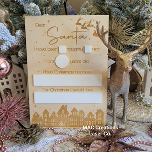 Christmas Board - Letter to Santa - Design 2