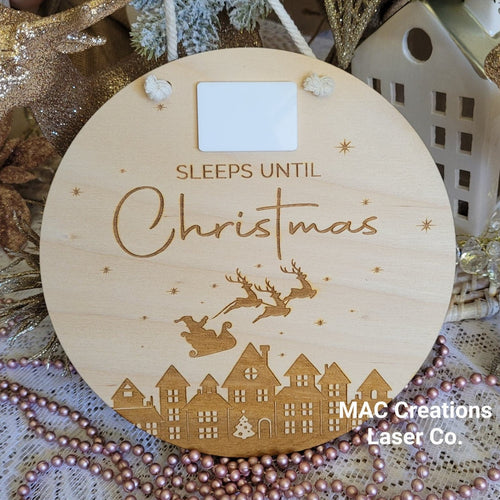 Christmas Countdown - Round Design 3