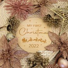 Load image into Gallery viewer, My First Christmas Plaque - Design 2