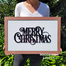 Load image into Gallery viewer, Merry Christmas Photo Prop/Sign