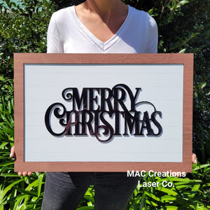 Merry Christmas Photo Prop/Sign