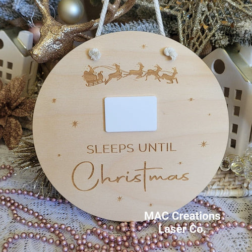 Christmas Countdown - Round Design 2